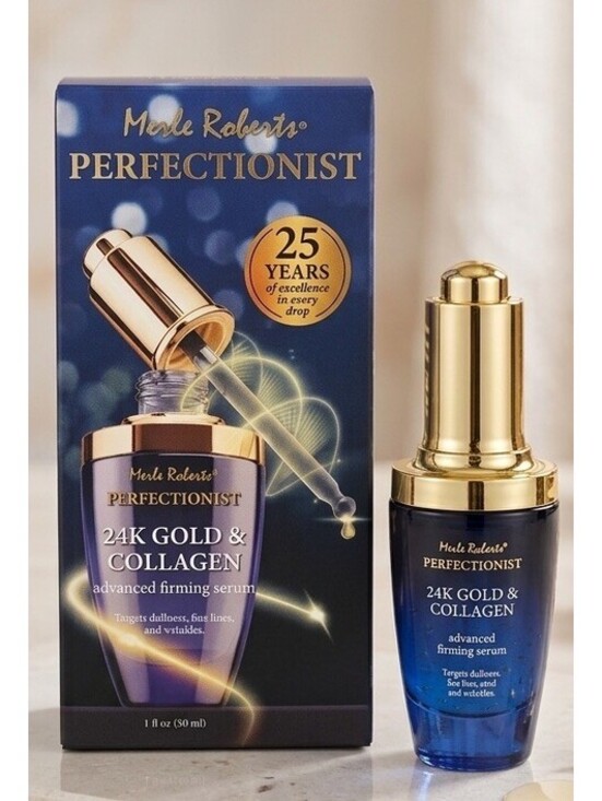 Merle Roberts Other - Merle Roberts Perfectionist 24K Gold & Collagen Advanced Firming Serum 1 fl oz